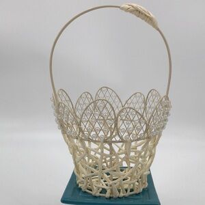 Vintage Wire Egg Basket